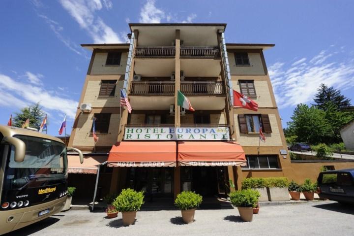 Hotel Europa Nórcia Exterior foto